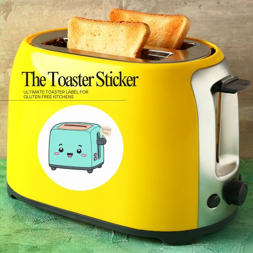 Gluten Free Toaster Stickers  Kitchen Labels 