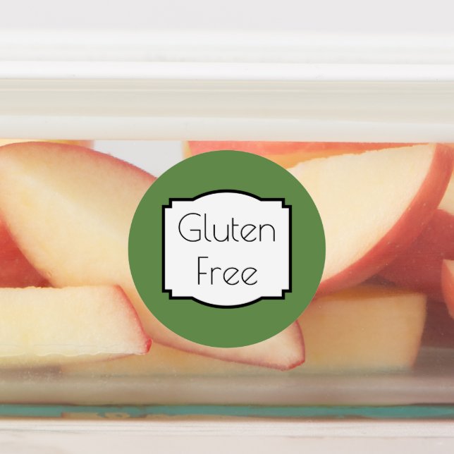 Gluten Free Waterproof Labels (Affixed)