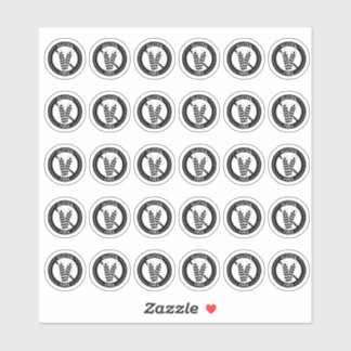 Gluten Free Wedding Place Card Mini Meal Choice Sticker