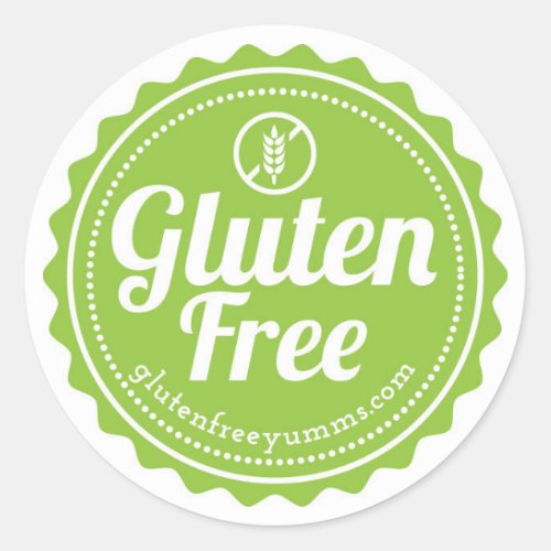 Gluten Free with Icon Stickers _ Green