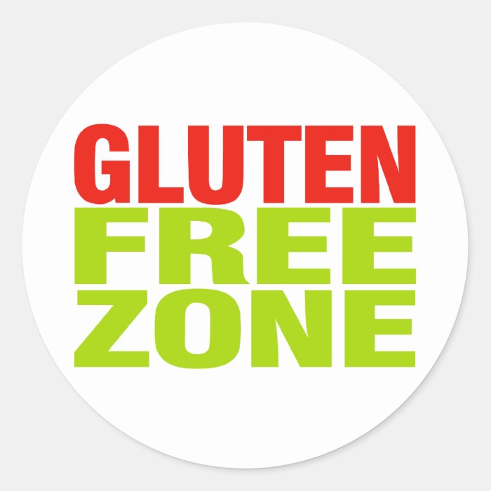 Gluten Free Zone (celiac disease) Sticker