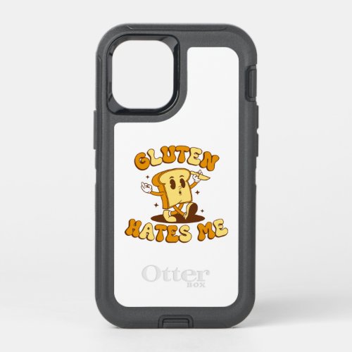 Gluten Hates Me OtterBox Defender iPhone 12 Mini Case