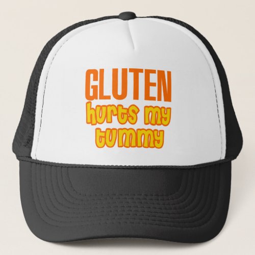 Gluten Hurts My Tummy Trucker Hat