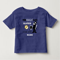 Gluten Slaying Knight Celiac Alert Toddler T-shirt