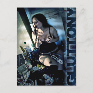 Gluttony Postcard