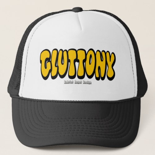 Gluttony Thick Logo Trucker Hat