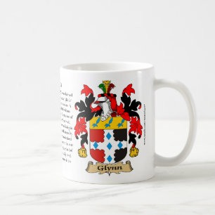 Glynn, the Origin, the Meaning and the Crest Coffee Mug