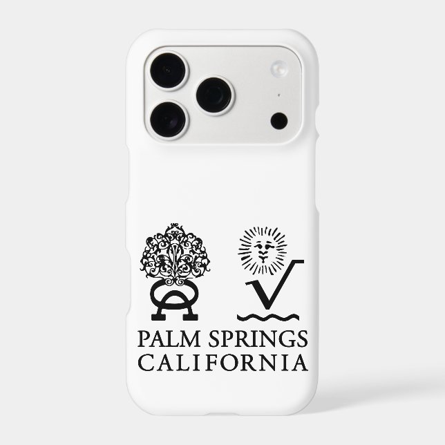 Glyph Palm Springs iPhone Case (Back)