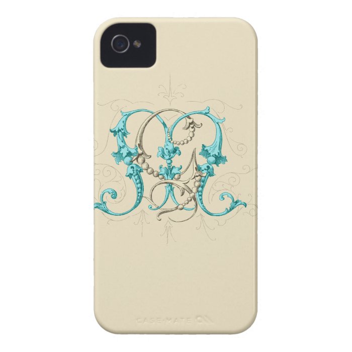 GM MG Monogram Case Mate iPhone 4 Case