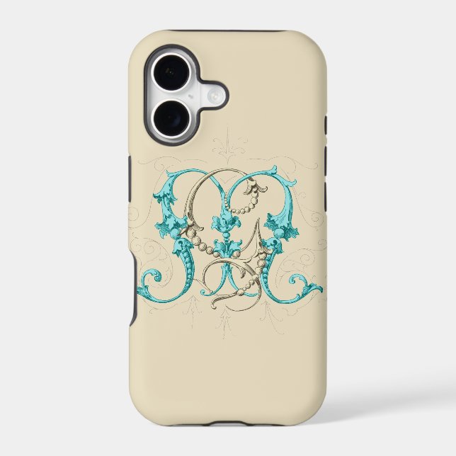 GM MG Monogram Iphone Case (Back)