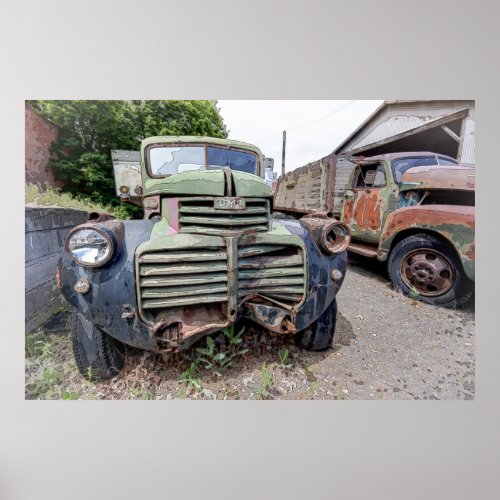 GMC HEAVY DUTY 1941 TRUCK POSTER