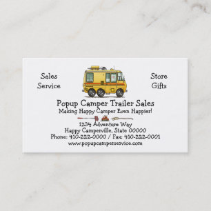 GMC Motor Home RV Business Card