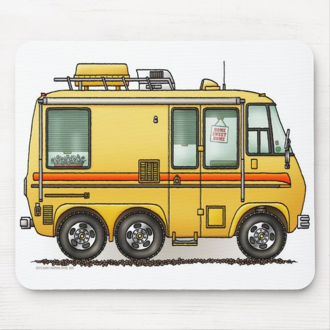 GMC Motor Home RV Mousepad (Front)
