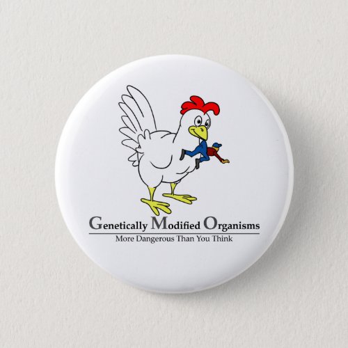 GMO Chicken Button