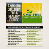 GMO-Free Orange County CA Information Card (Front & Back)