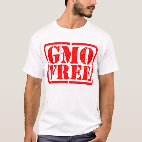 GMO Free _ Red T_Shirt