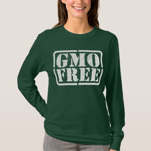 GMO Free _ White T_Shirt