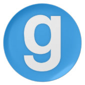gmod-logo-big-noborder.png dinner plate (Front)