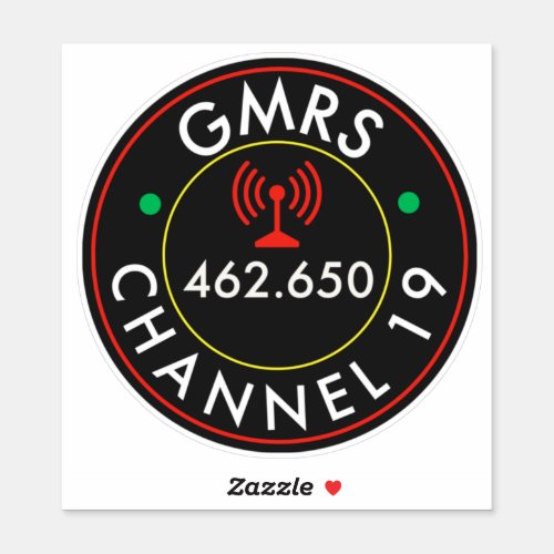 GMRS Channel 19 Sticker