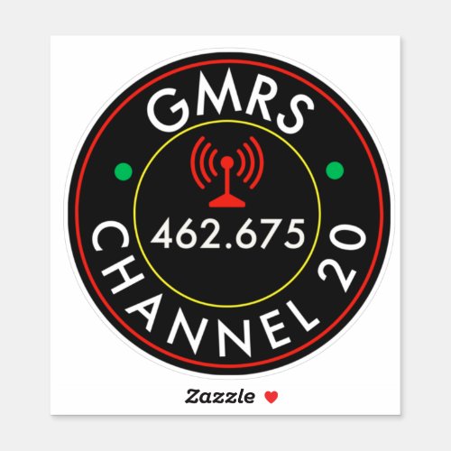 GMRS Channel 20 Sticker
