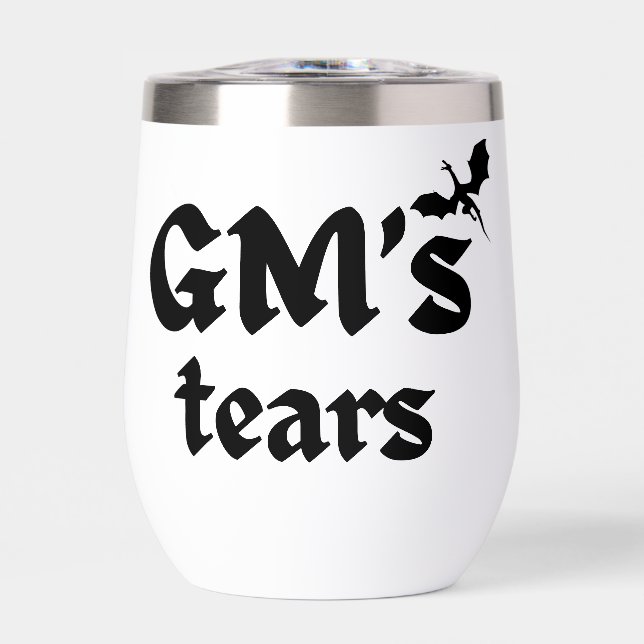 GM's Tears Dragon Thermal Wine Tumbler (Front)