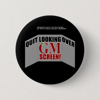GMscreen Pinback Button