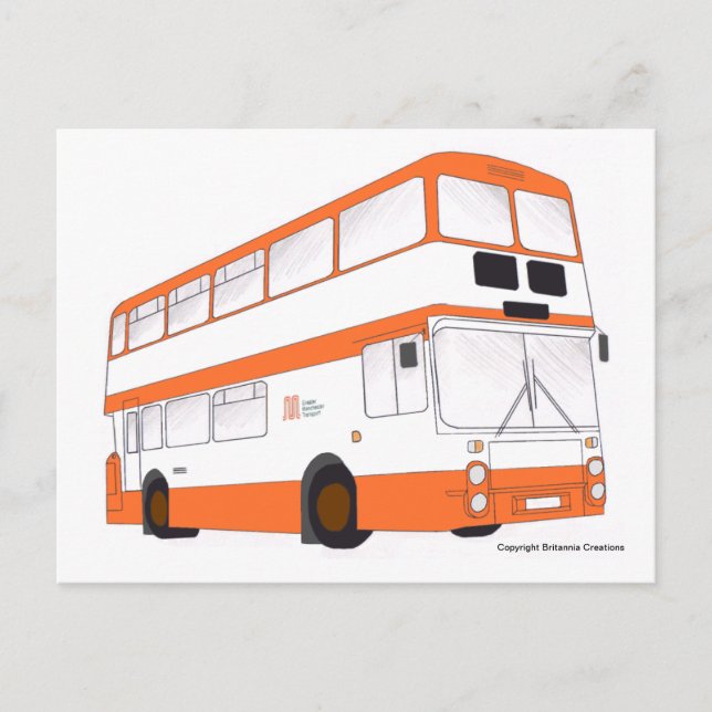 GMT Northern Counties Leyland Atlantean 1981 Postcard (Front)