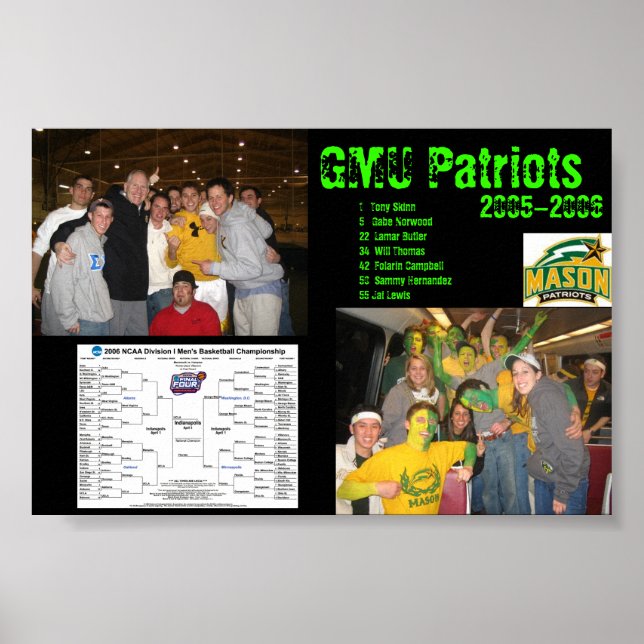 GMU patriots Poster (Front)
