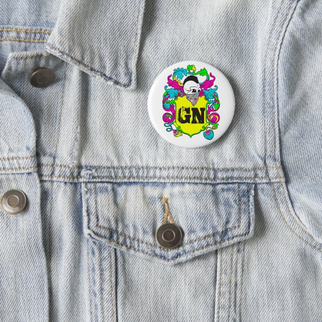 GN COAT OF ARM BADGE BUTTON (In Situ)
