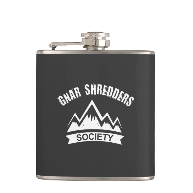 Gnar Shredders Society Flask (Front)