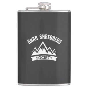 Gnar Shredders Society Flask