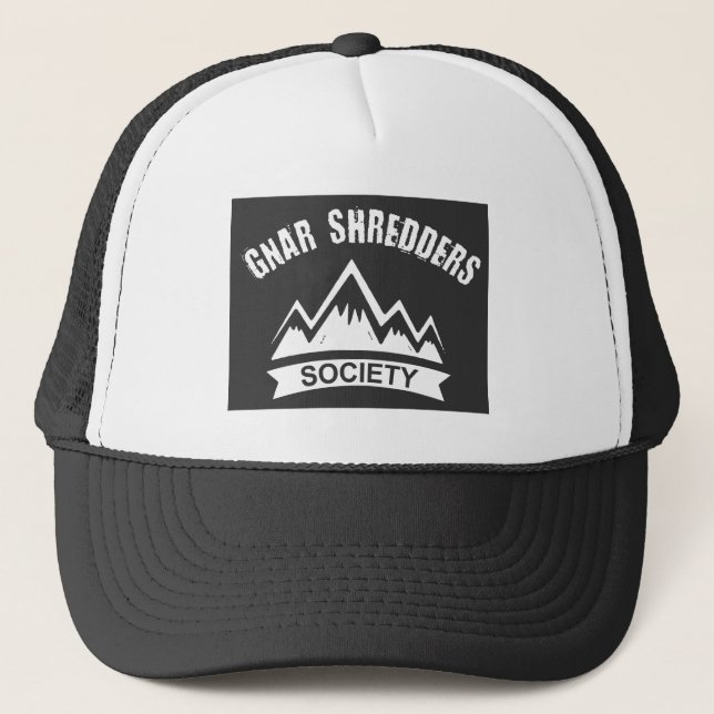 Gnar Shredders Society Trucker Hat (Front)