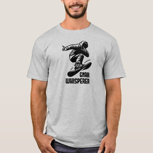 Gnar Whisperer Snowboarding T_Shirt