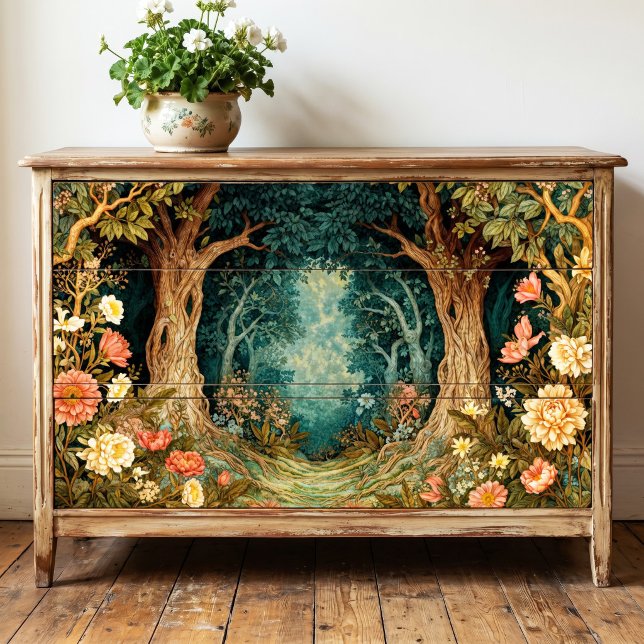 Gnarled Oak Enchanted Forest Clearing Tissue Paper (Creator Uploaded)