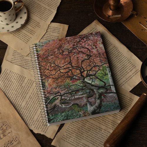 Gnarly Twisted Japanese Maple Tree Notebook