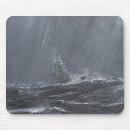 Gneisenau Storm in the North Sea 1940 2006 Mouse Pad