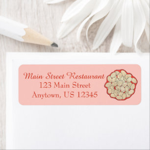 Gnocchi Italian American Restaurant Food Dumplings Label