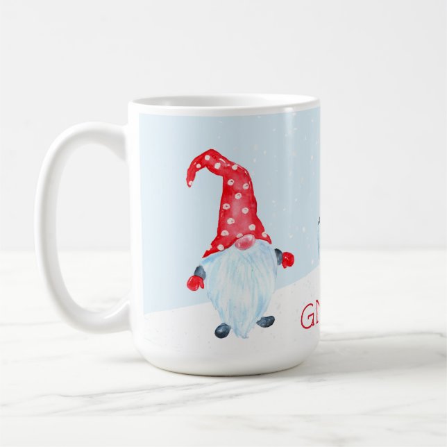 Gnoel Gnomes Christmas Coffee Mug (Left)