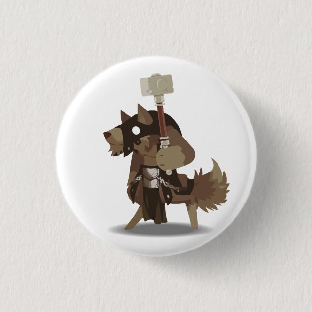 Gnoll Brute Button (Front)