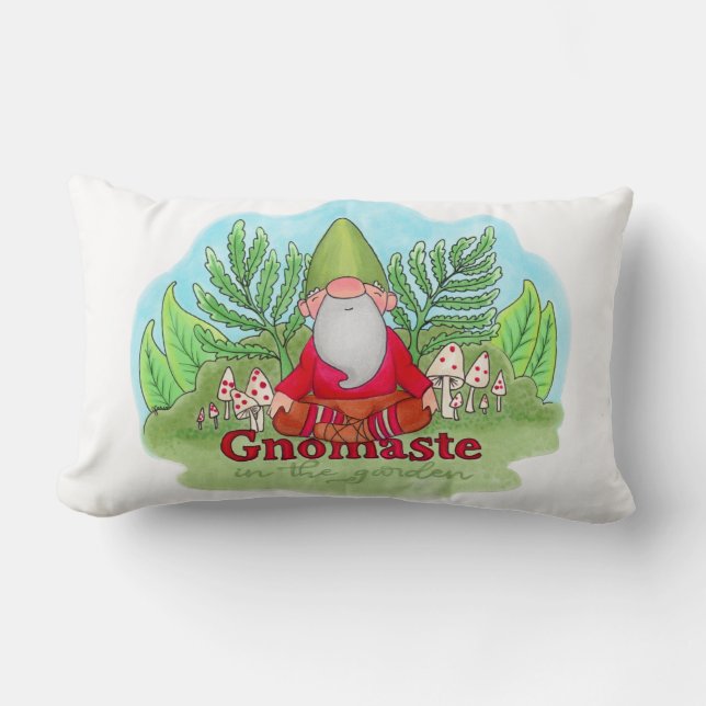 Gnomaste  in the Garden, pillow (Front)