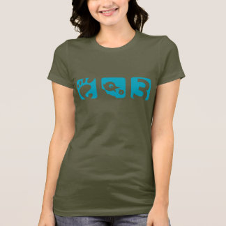 GNOME 3 bird womens t-shirt
