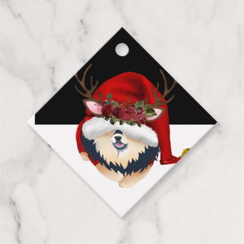 GNOME 4 THE HOLIDAYS _FINNISH LAPPHUND _Gift Tags