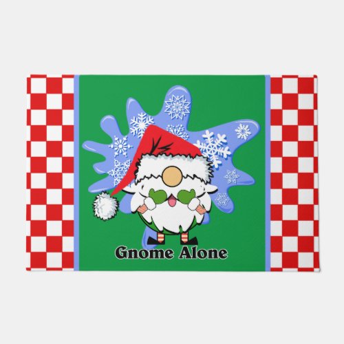 Gnome Alone Funny Christmas Movie Parody Red Green Doormat