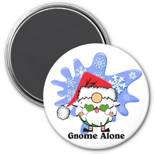 Gnome Alone Funny Christmas Movie Parody Red Green Magnet
