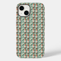 Gnome and Daisy Seamless Pattern Garden Design