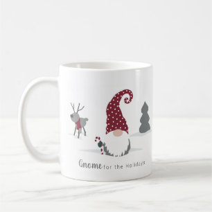 Gnome and reindeer Scandinavian Tomte design Coffee Mug