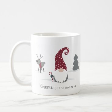 Gnome and reindeer Scandinavian Tomte design Coffee Mug