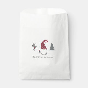 Gnome and Reindeer Scandinavian Tomte design Favor Bag