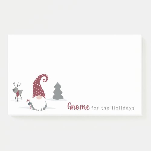 Gnome and Reindeer Scandinavian Tomte design Post_it Notes