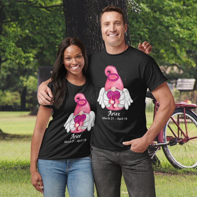 Gnome Aries Zodiac Astrology Sign Angel Unisex T-Shirt (Gnome Aries Zodiac Astrology Sign Angel Unisex T-Shirt)